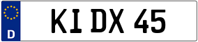 Truck License Plate
